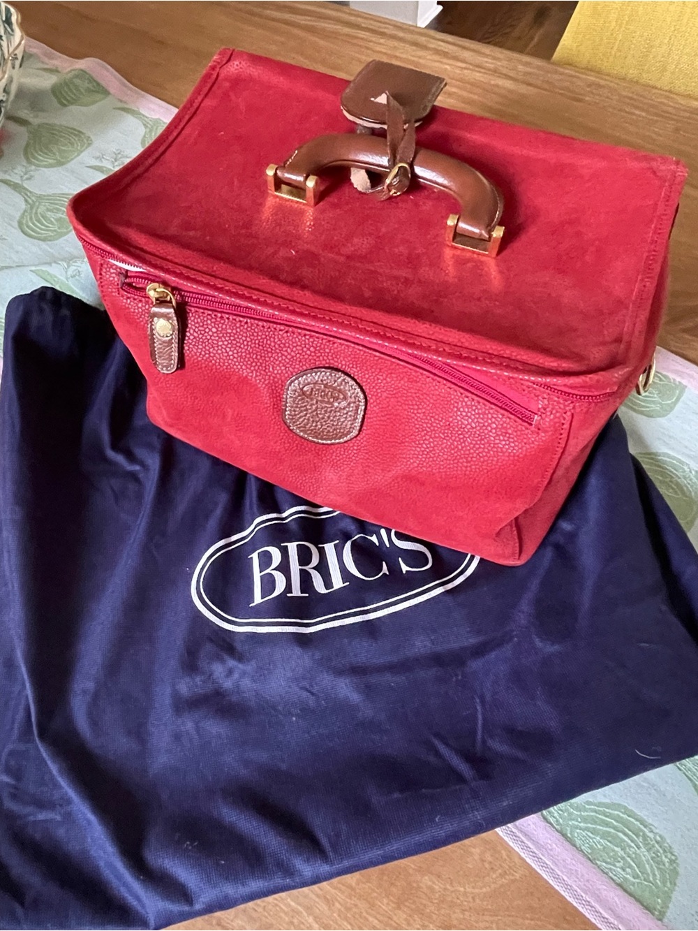 Rare Vintage Find! BRIC’S Milano Life Tuscan Train Case / Cosmetic Travel Bag